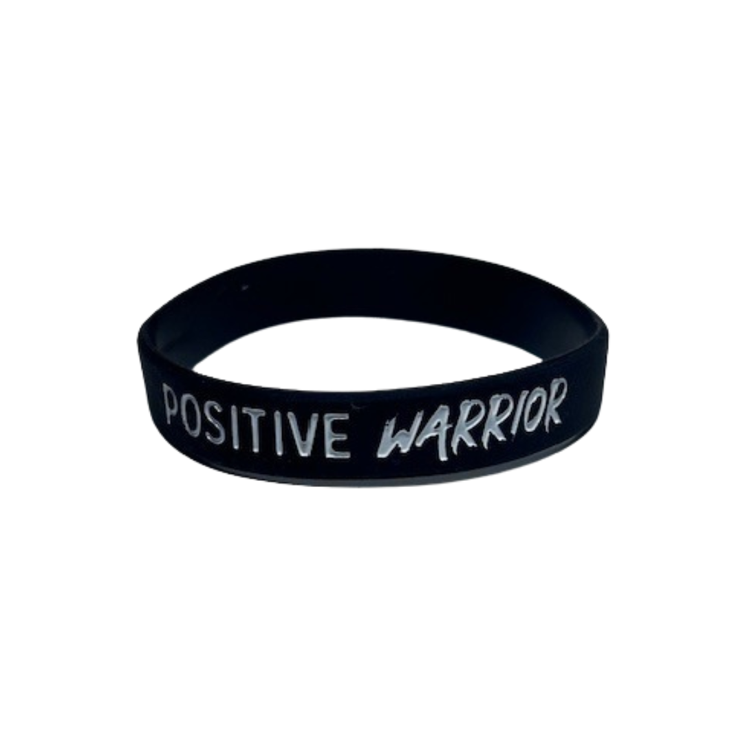 Positive Warrior Silicone Wristband