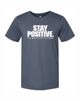 Stay Positive The Best Is Yet To Come T-Shirt in Vintage Navy