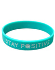 Stay Positive Silicone Wristbands (Volume Discount)