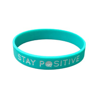 Stay Positive Silicone Wristbands