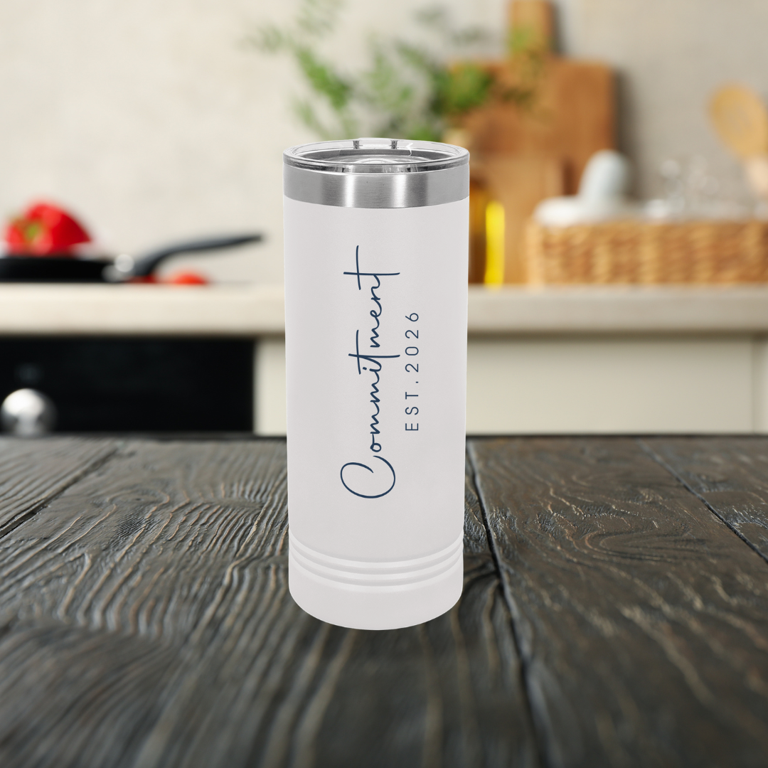 Customizable One Word 22oz Insulated Skinny Tumbler