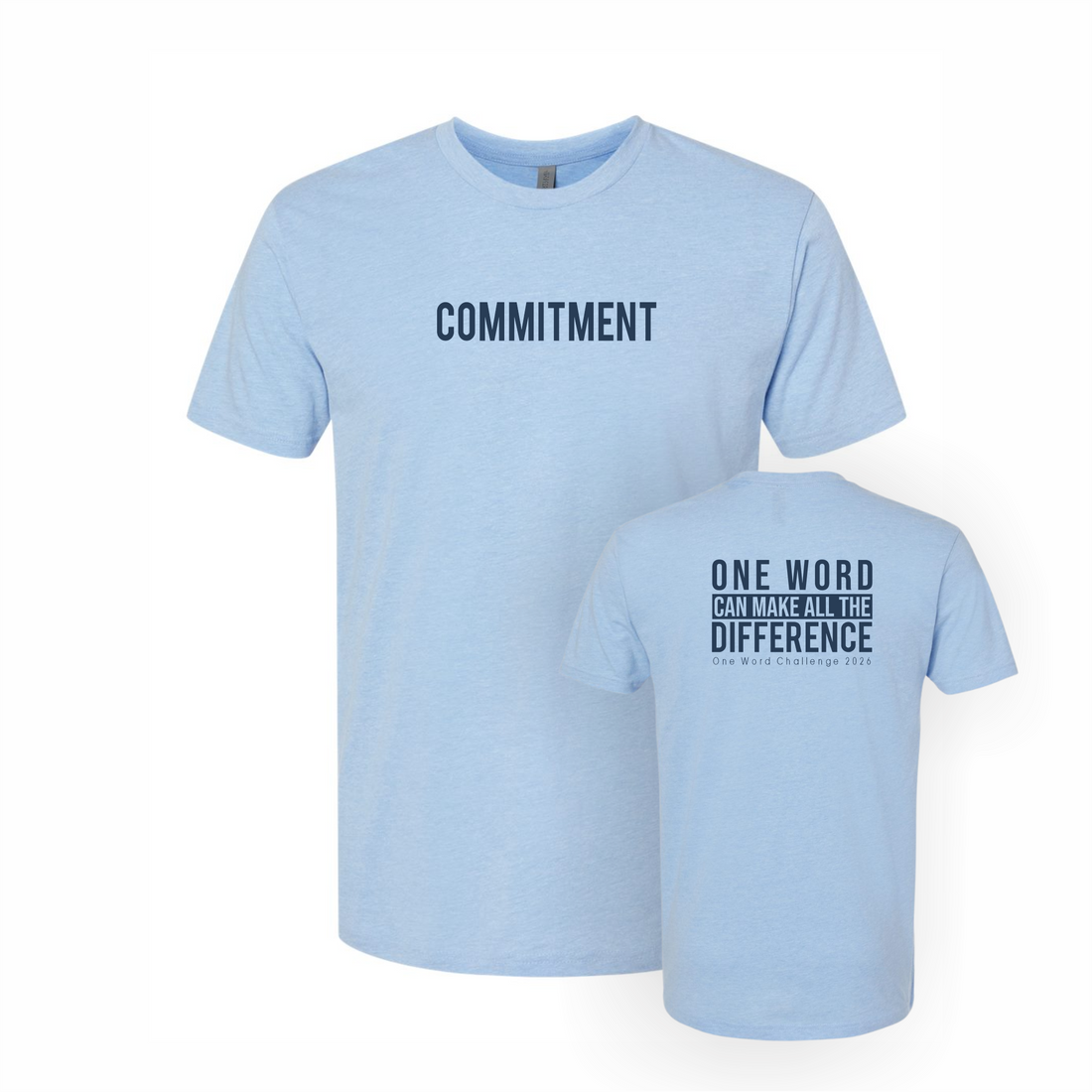 Customizable One Word Next Level T-Shirt