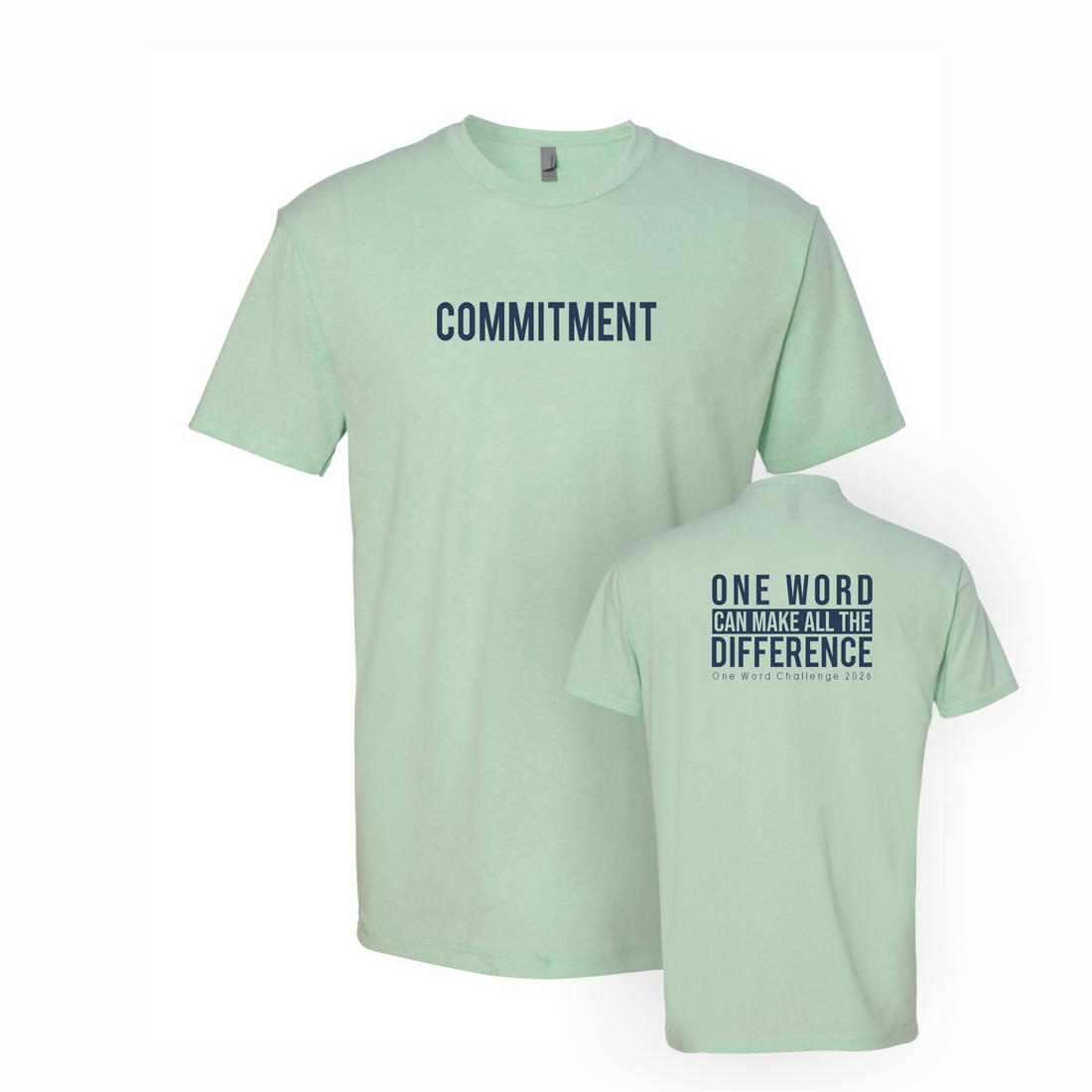 Customizable One Word Next Level T-Shirt