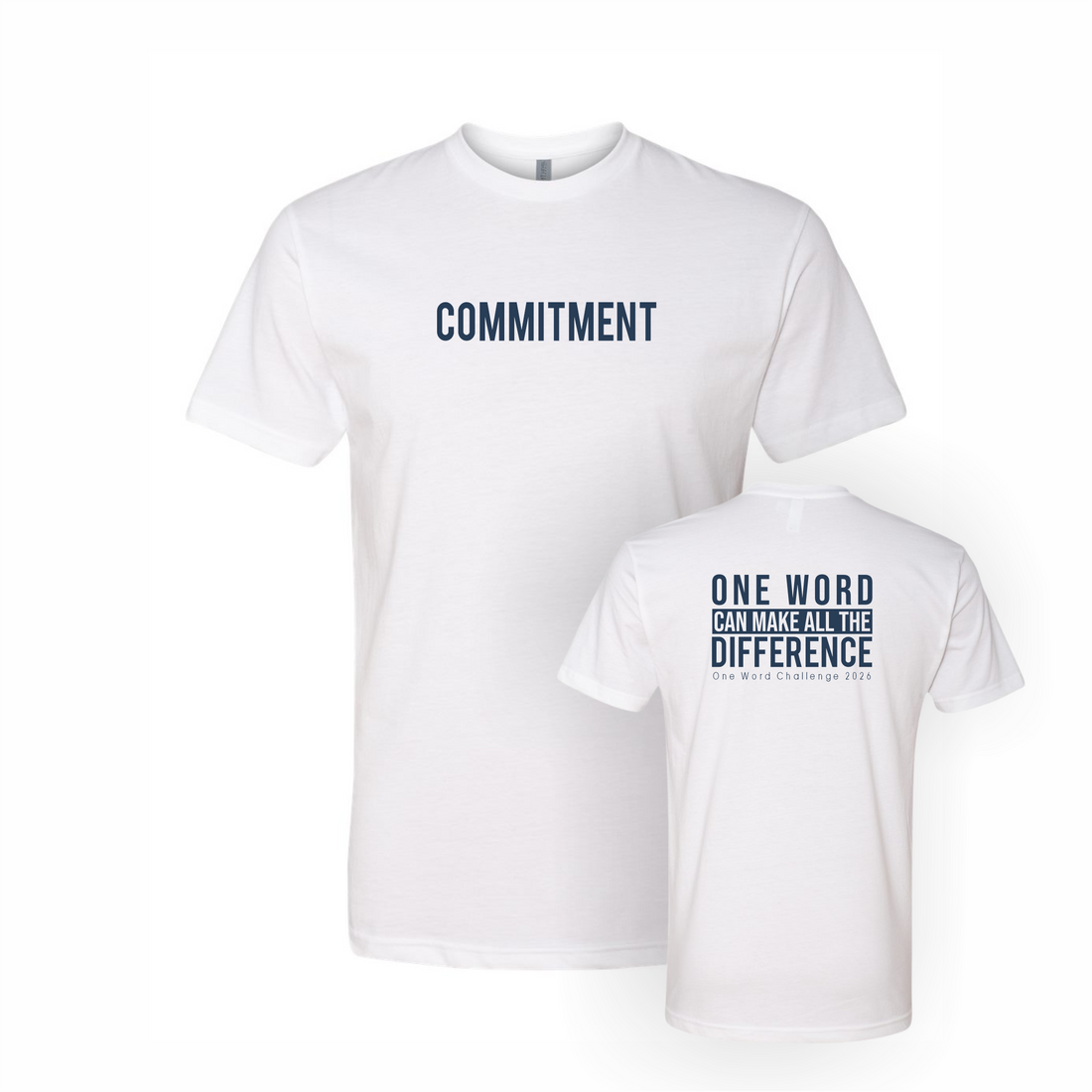 Customizable One Word Next Level T-Shirt