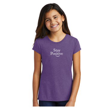 Youth Girl's Stay Positive Tee