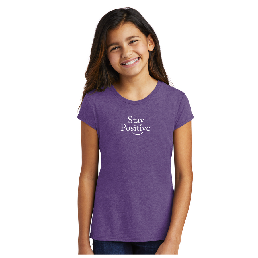 Youth Girl's Stay Positive Tee
