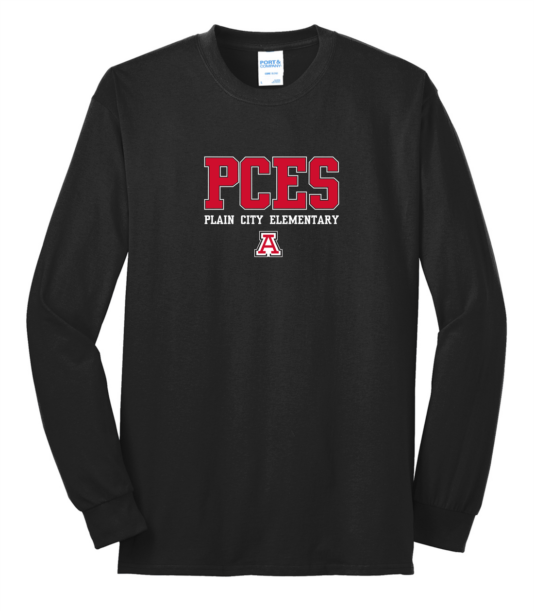 PCES Spirit Long Sleeve Tee - Youth & Adult