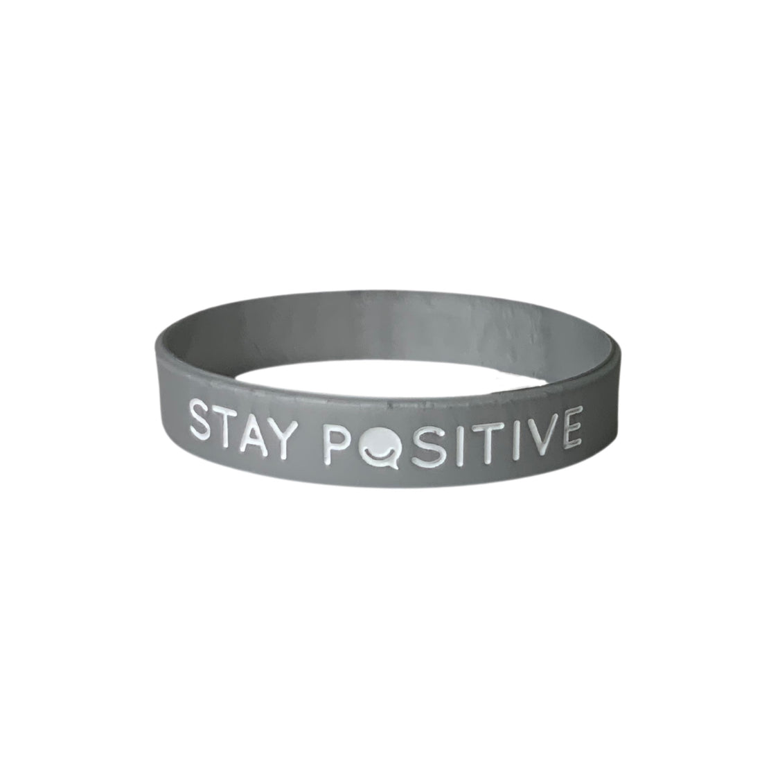 Stay Positive Silicone Wristbands