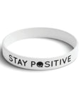 Stay Positive Silicone Wristbands (Volume Discount)